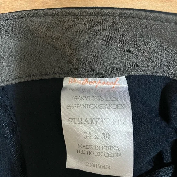 Weatherproof Men's Navy Pants - Picture 2 of 4